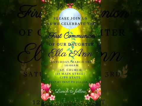 Enchanted Forest Video Invitation