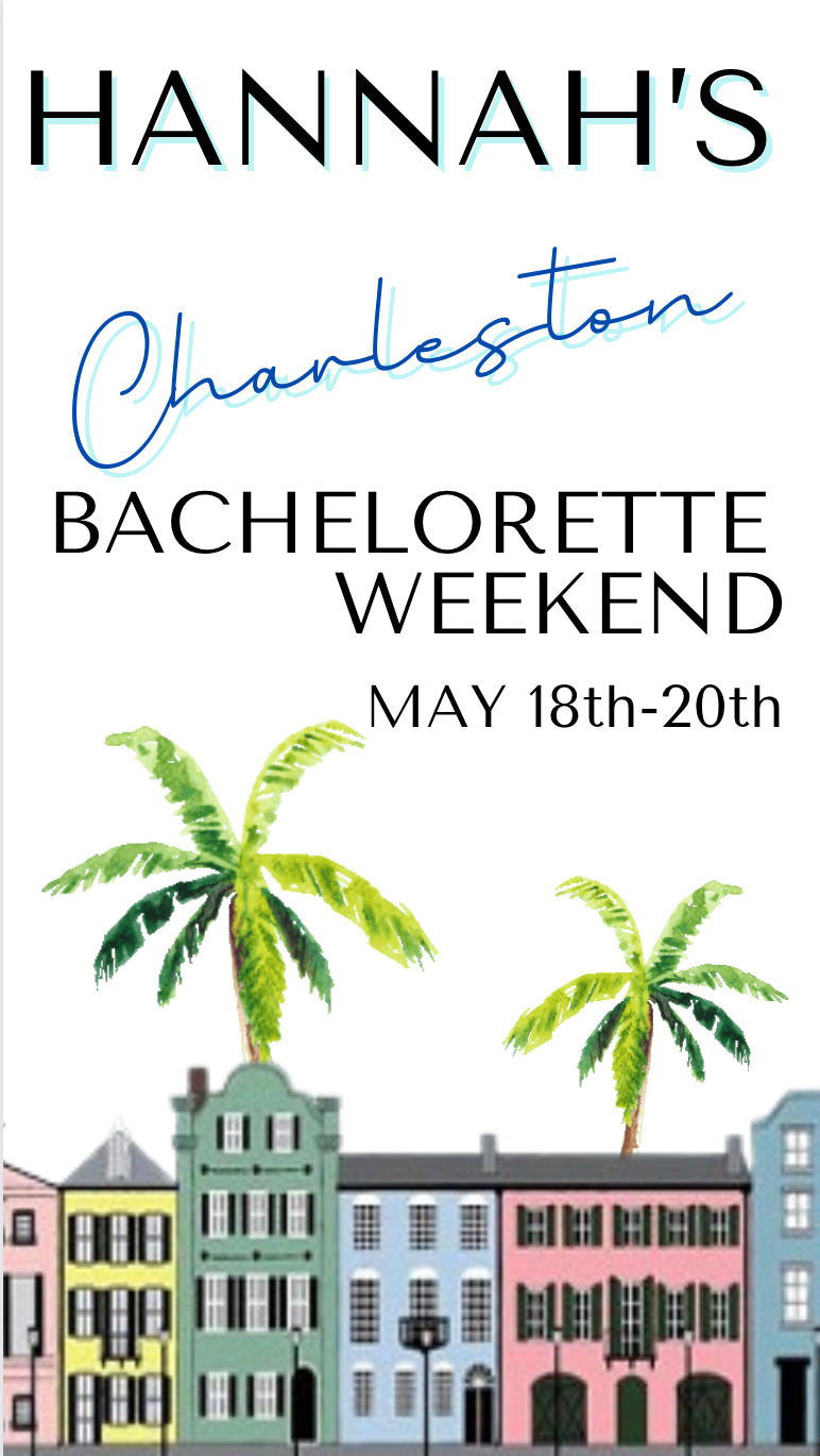 Charleston Video Invitation and Itinerary