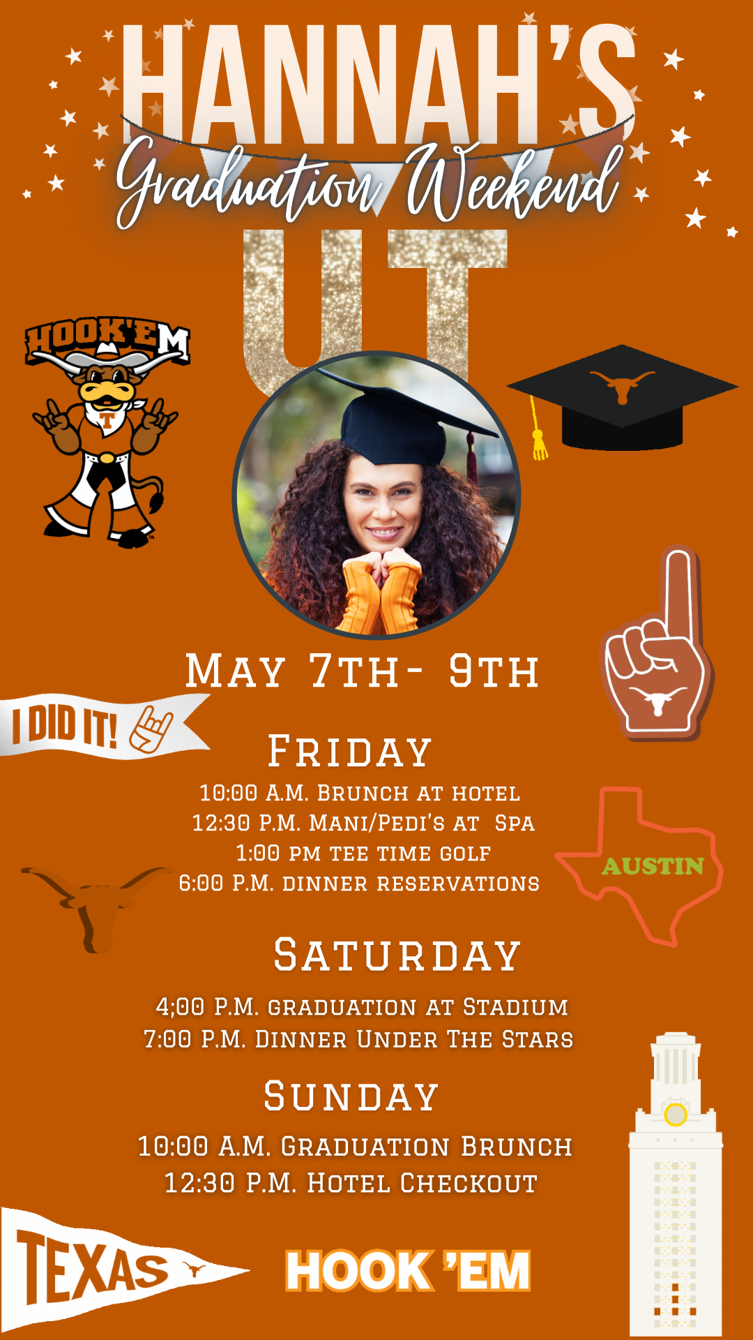 The UT Weekend Itinerary is here with music