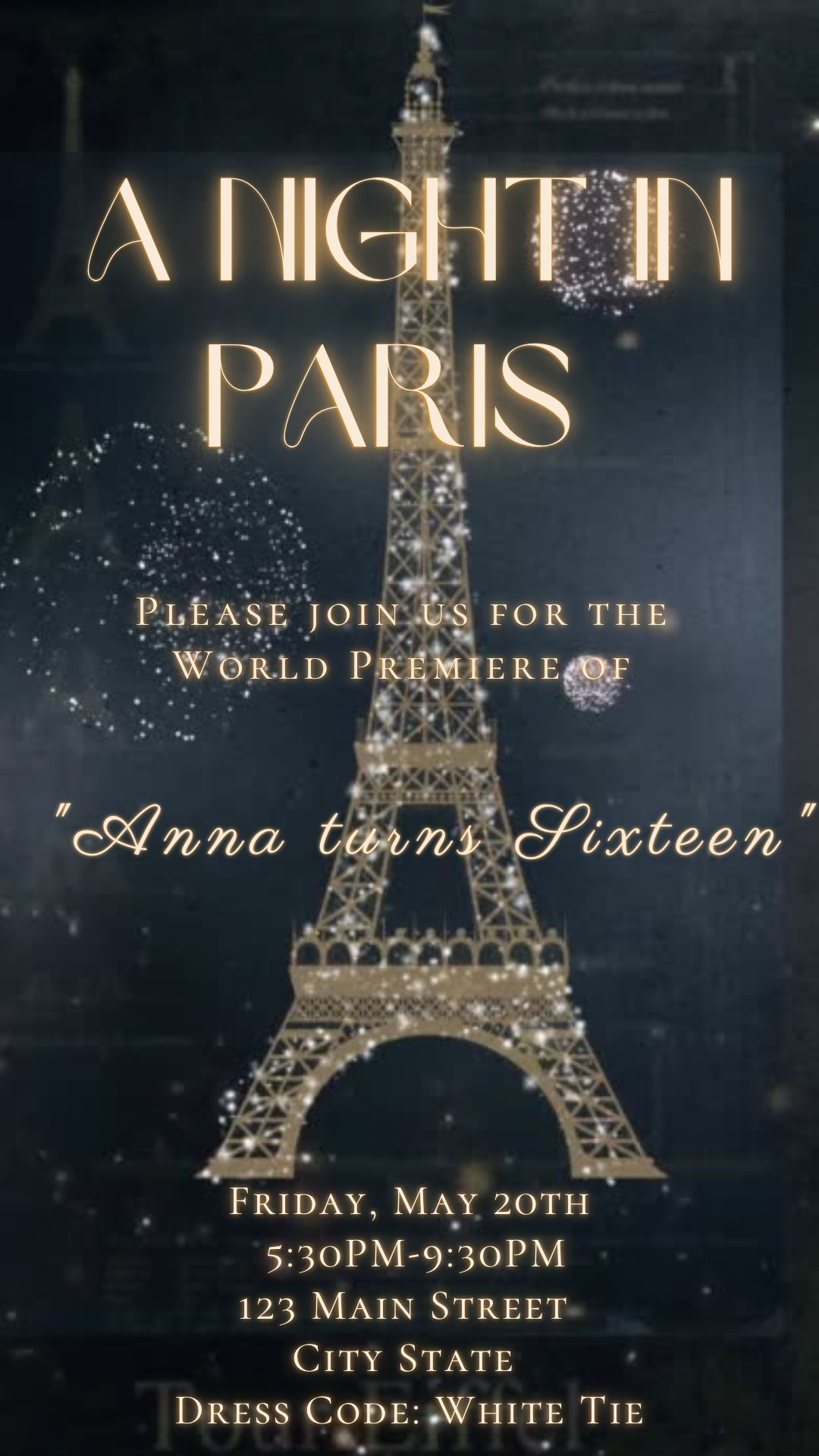 Paris invitation 