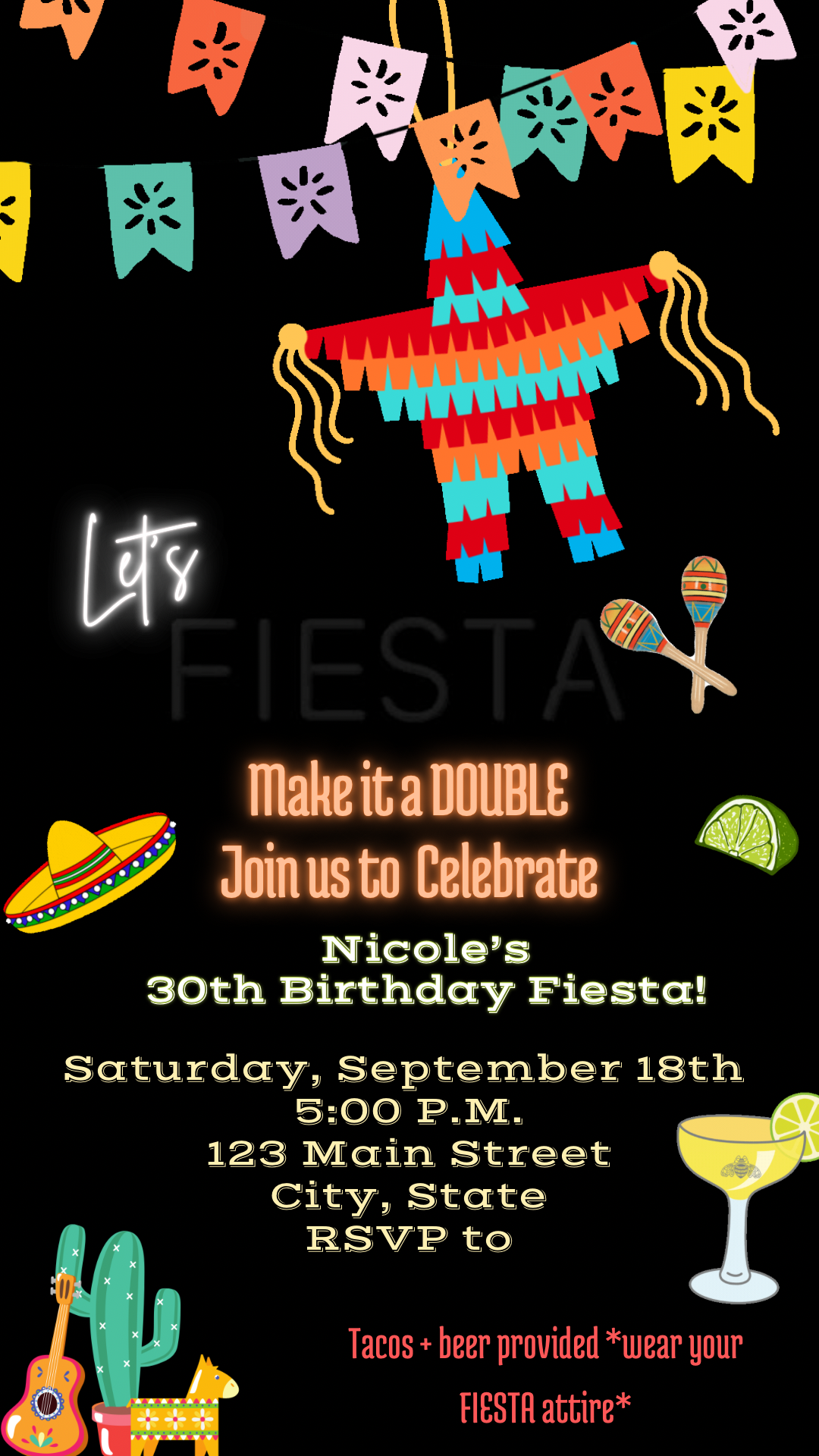 Fiesta Video Invitation