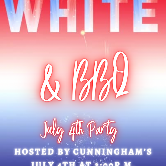 red white and blue bbq