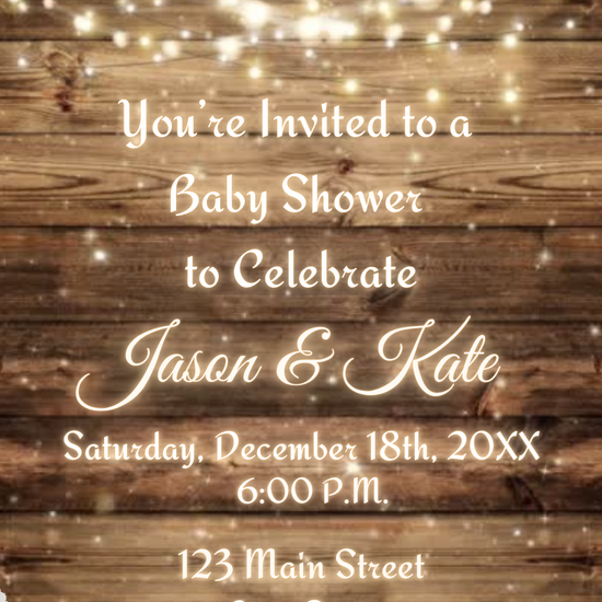 Lights and Lace Video Invitation